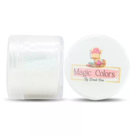 Diamantina Blanco Tornasol de 10 Gramos MAGIC COLORS 7443006010711