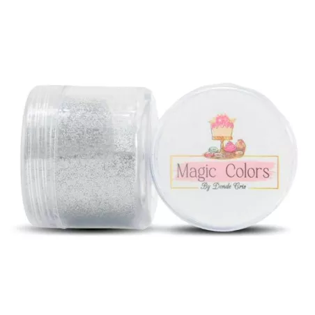 Diamantina Plateado Holografico de 10 Gramos MAGIC COLORS 7443006012678