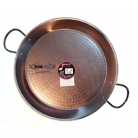 Paellera de Hierro Pulido de42 Centimetros / 10 Plazas VAELLO 0142