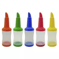 Botella Plastica para Licor de 1Litro, Color Anaranjada MASTER CHEF JW-BSNP1-OR 2