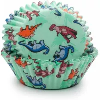 Capsulas para Hornear de Dinosaurios, 50 Unidades. FOX RUN BRANDS 4928