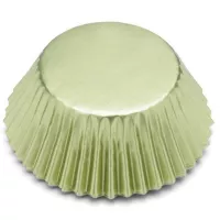 Capsulas para Cupcakes de Alumino de Color Verde Claro de 32 Unidades FOX RUN BRANDS 8006