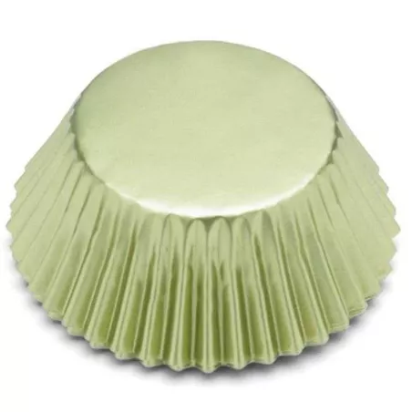 Capsulas para Cupcakes de Alumino de Color Verde Claro de 32 Unidades FOX RUN BRANDS 8006