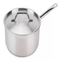 Olla Salsera de Acero Inoxidable con Tapa, Capacidad de 3.5 Quartos MASTER CHEF SP-30