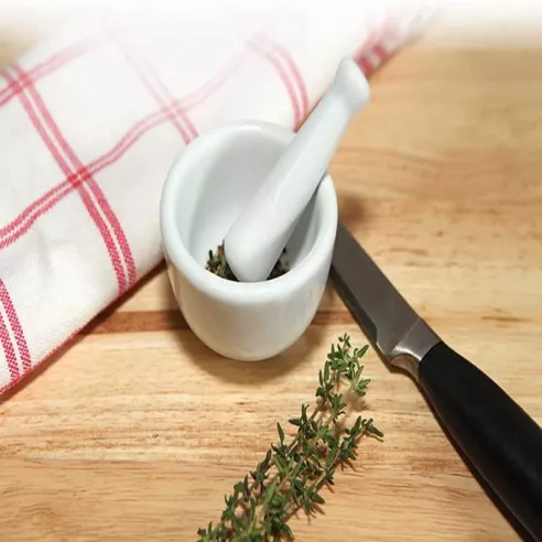 Mortero de Porcelana Blanco. FOX RUN BRANDS 6240