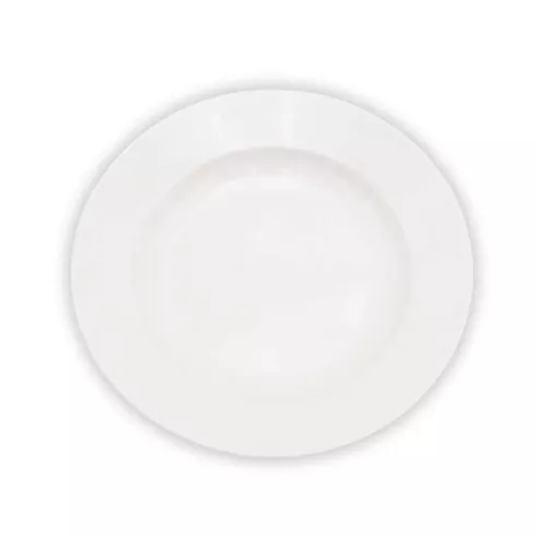 Plato de Porcelana para Sopa de Borde Ancho 9 Pulgadas Blanco ARNI S1524
