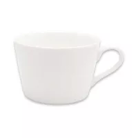 Taza Leave de Porcelana de 220 Mililitros Blanca ARNI C0981