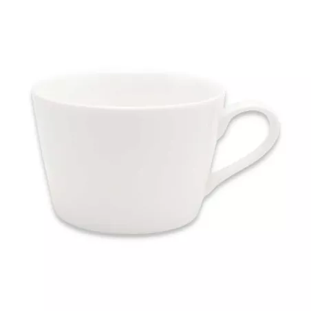 Taza Leave de Porcelana de 220 Mililitros Blanca ARNI C0981