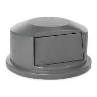 Tapa Domo para Basurero Brute  Redondo de 44 Galones de Color Gris RUBBERMAID FG264788GRAY