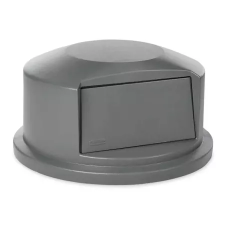Tapa Domo para Basurero Brute  Redondo de 44 Galones de Color Gris RUBBERMAID FG264788GRAY