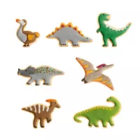 Cortadores para Galletas en Forma de Dinosaurios, Set de 7 Unidades TESCOMA 630928 2