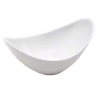 Bowl de  Melamina de Color Blanco de 23 x 14 x 9 Centimetros MASTER CHEF C225