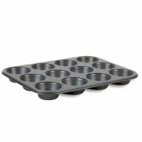 Molde de Teflon  para Cupcakes de 12 Cavidades. THUNDER SLKMP012