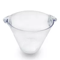 Hielera Transparente Redonda de Policarbonato de 9.8 Litros MASTER CHEF 9635