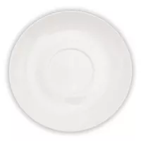 Plato Taza para Capuccino de Porcelana 5.75 Pulgadas Blanco ARNI S1487