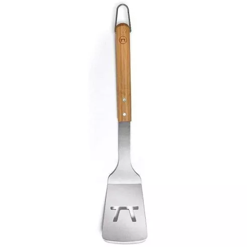 Espatula para BBQ en Acero Inoxidable con un Puno de Madera de 18 Pulgadas OUTSET QV10