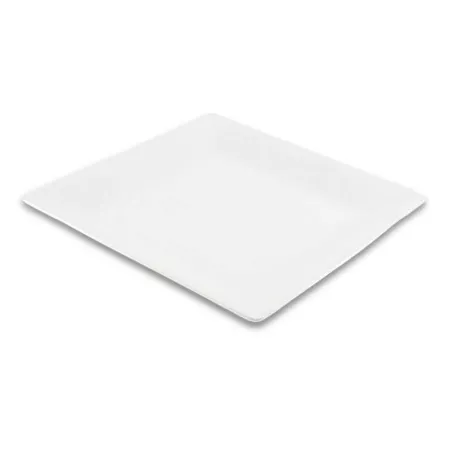 Plato Cuadrado de Porcelana 10-1/8 Pulgadas Blanco CATER MAX 17106