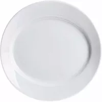 Plato Ovalado de Color Blanco de 10 x 7 Pulgadas MASTER CHEF B015
