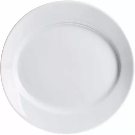 Plato Ovalado de Color Blanco de 10 x 7 Pulgadas MASTER CHEF B015
