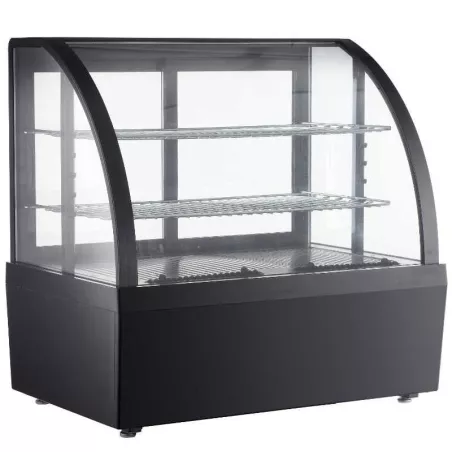Vitrina Refrigerada 3 Niveles Negra Defrost 70.5 x 47.2 x 68.7 Centimetros QUANTUM PRO RDC103