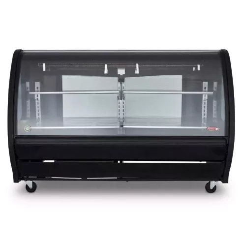 Vitrina Exhibidora de Color Negro de 200 Centimetros TORREY TEM-200 NEGRA
