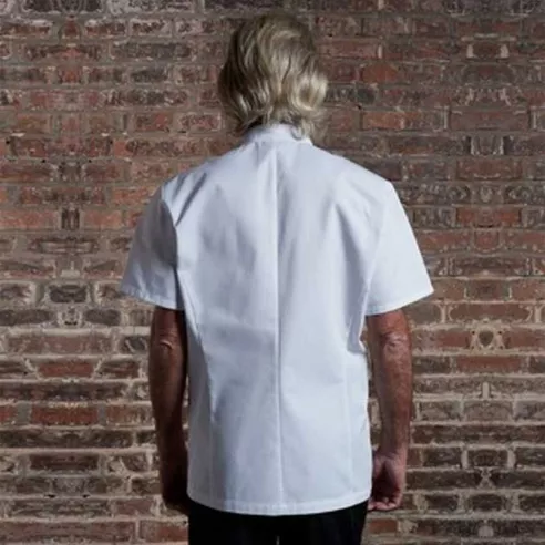 Gabacha De Chef Clasica De Manga Corta, Talla XL CHECKEDOUT CU106D0200A-XL