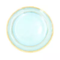 Plato Redondo de Melamina de 9.2 Pulgadas de Color Verde Claro MASTER CHEF B796