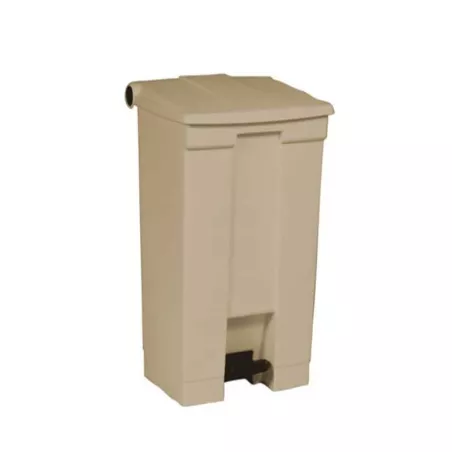 Basurero con Pedal de 18 Galones de Color Beige RUBBERMAID FG614500BEIG