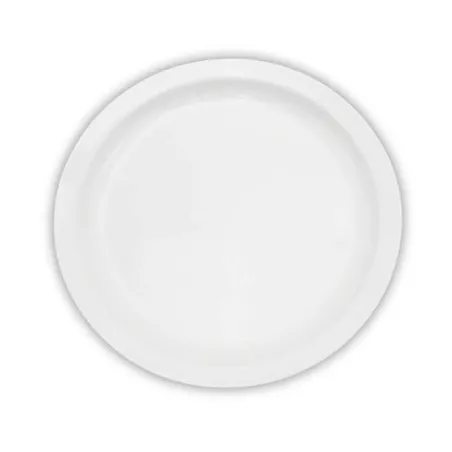 Plato Redondo de Porcelana de Borde Delgado 7 Pulgadas Blanco ARNI S4850