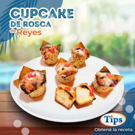 Cupcake de Rosca de Reyes TIPS RA0000585