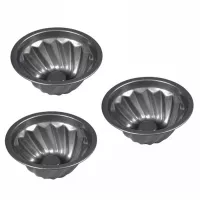 Molde Mini Chimenea Antiadherente, Set de 3 Unidades TIPS B-124