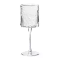 Copa de Vino con Lineas de 400 Mililitros VETRO 9960301