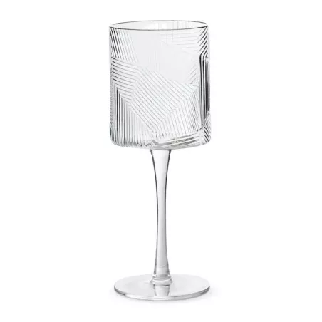 Copa de Vino con Lineas de 400 Mililitros VETRO 9960301