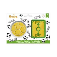 Cortador de Galletas de Cancha de Futbol y Balon, Set de 2 Piezas TIPS ZNP-156