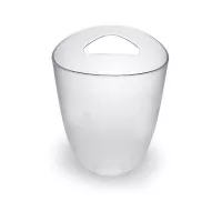 Hielera Redonda Plastica de Color Transparente de 3 Litros MASTER CHEF 9891823