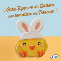 Cake Toppers de Galleta con tematica de Pascua TIPS RA0000164