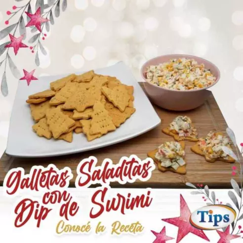Galletas Saladitas con Dip de Surimi TIPS RA0000374