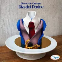 Diseno de Queque Dia del Padre TIPS RA0000344