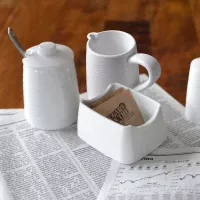 Sugar Cady de Melamina de 4 x 3 Pulgadas, Color Blanco TABLECRAFT 10415 2