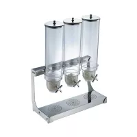 Dispensador para Cereal Triple de 12 Litros MASTER CHEF MP-3