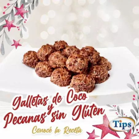 Galletas de Coco y Pecanas sin Gluten TIPS RA0000361