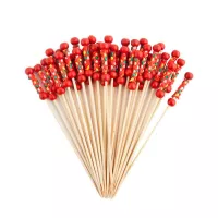 Pincho de Bolas de Bambu 12 Centimetros, Paquete de 50 Unidades TIPS ARK25-26
