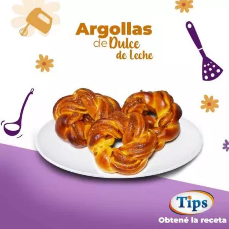 Argollas de Pan Rellenas de Dulce de Leche TIPS RA0000505