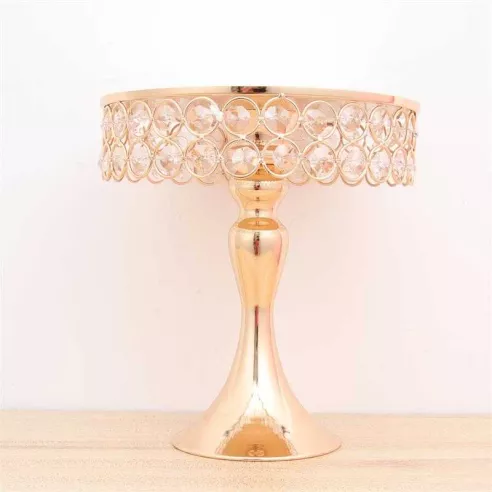 Base de Queque Metalica Dorada de Perlas Redondas de 30 x 40 Centimetros SIN ASIGNAR CS8003-30G