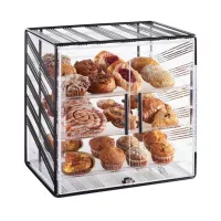 Urna Exhibidora para Reposteria de 3 Niveles MASTER CHEF 6333