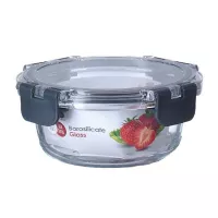 Contenedor Redondo de Vidrio de 635 Mililitros TIPS HLJ-041