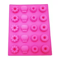 Molde de Silicon de Figuras Surtidas con 20 Cavidades MASTER CHEF 9890452