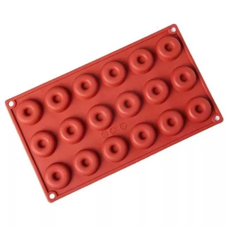 Molde de Silicon de Mini Dona de 18 Cavidades TIPS YX-047