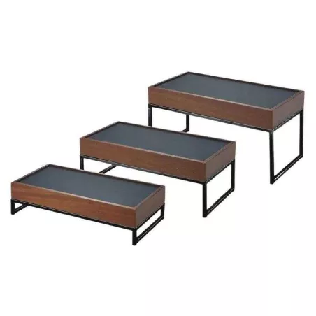 Base Exhibidora Rectangular de 40 x 20 x 11 Centimetros MASTER CHEF 6024A-1