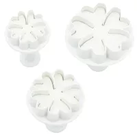 Marcador de Plastico de Figura de Flor, Set de 3 Piezas TIPS ZN1003